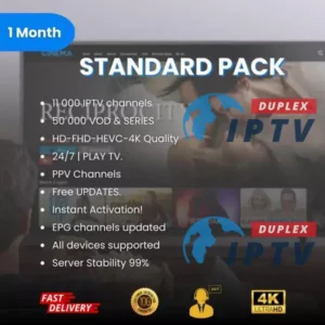 1 Month Duplex IPTV