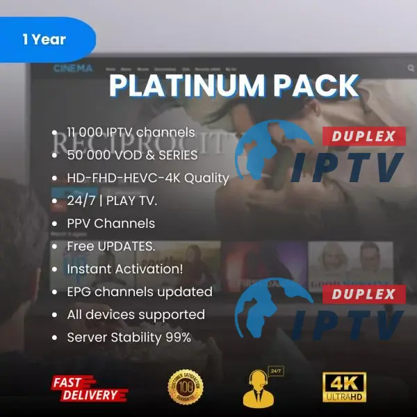 12 Months Duplex IPTV
