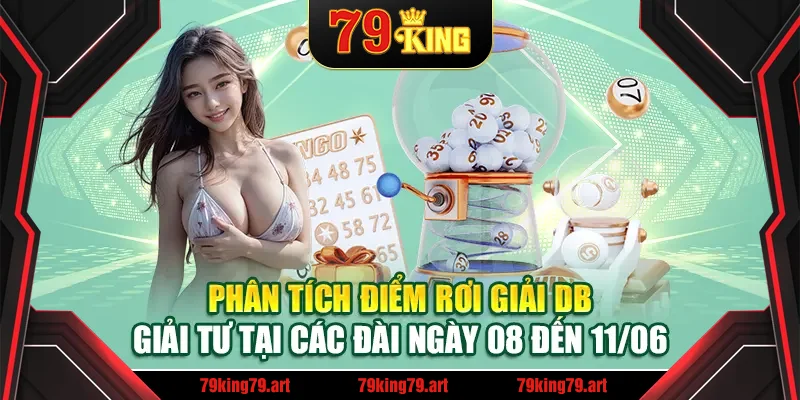 Phân tích điểm rơi giải DB – giải tư tại các đài ngày 08 đến 11/06 Phân tích điểm rơi giải DB – giải tư tại các đài ngày 08 đến 11/06